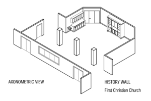 Axonemetric View of History Wall