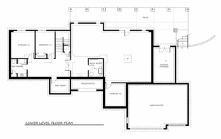 Baker Residence Lower Level Floor Plan