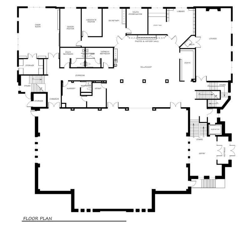 First Christian Church Floor Plans 