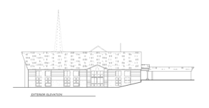 First Christian Reformed Exterior Elevation